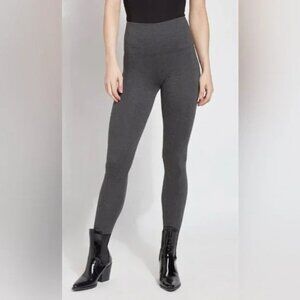 New NWT Lysse Dark Grey High Rise Stretch Denim Leggings Pants XS